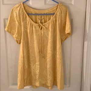 Beautiful Sonoma Women’s Floral Pattern Top XL